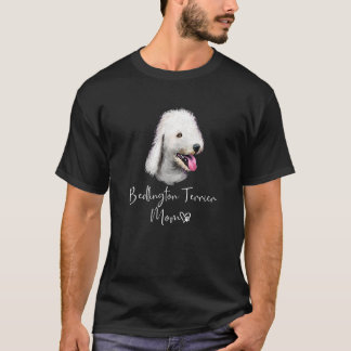 Bedlington Terrier Mom Cute Puppy Dog Owner T-Shirt