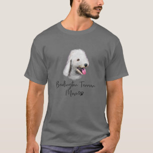 Bedlington Terrier Mom Cute Puppy Dog Owner T-Shirt