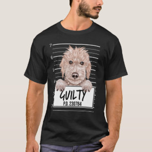 Bedlington Terrier Mugshot Guilty Dog T-Shirt