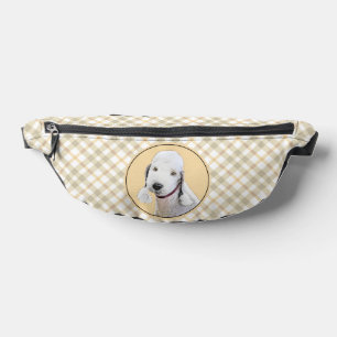 Bedlington Terrier Peinture Sandy Color Chien Art