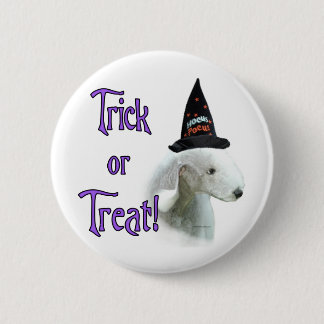 Bedlington Terrier Trick 2 Inch Round Button