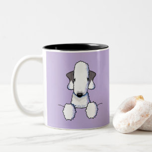 Bedlington Terrier Two-Tone Coffee Mug