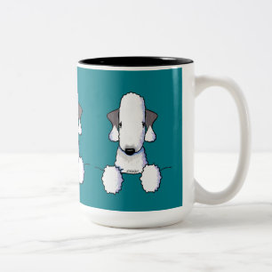 Bedlington Terrier Two-Tone Coffee Mug