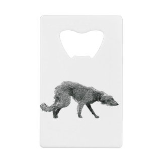 Bedlington Whippet Lurcher Dog Credit Card Bottle Opener
