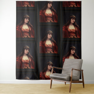 Bedouin Girl by Luis Ricardo Falero Tapestry