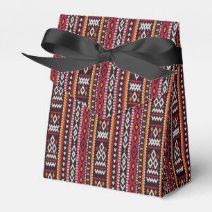 Bedouin Sadu Fabric Pattern Favor Box