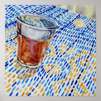 Bedouin Tea - Petra, Jordan Poster