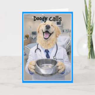 Bedpan 1 Get Well Card BPB-1