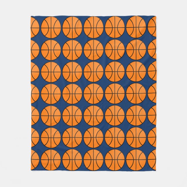 Bedroom Basketball Sports Blanket Gift (Front)