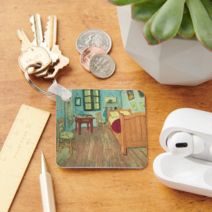 Bedroom in Arles by Vincent van Gogh Keychain