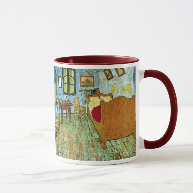 Bedroom in Arles (F484) Van Gogh Fine Art Mug (Right)
