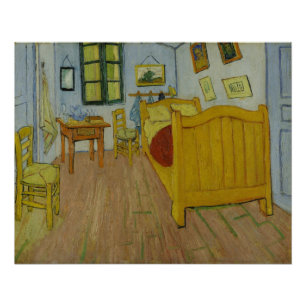 Bedroom in Arles, Oil Painting, Vincent Van Gogh Poster