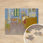 Bedroom in Arles | Vincent Van Gogh Jigsaw Puzzle<br><div class="desc">Bedroom in Arles (1889) by Dutch post-impressionist artist Vincent Van Gogh. Original fine art painting is an oil on canvas depicting an interior scene of Vincent's bedroom in Arles from an unusual warped perspective. The bright and bold use of colour in this piece is typical of the vibrant palette he...</div>