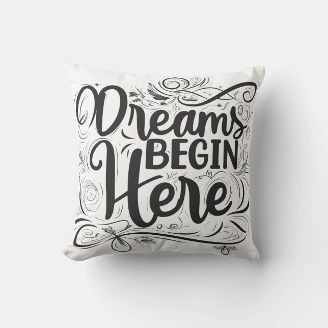 Bedroom Taital: A Punjabi Tradition Throw Pillow (Front)