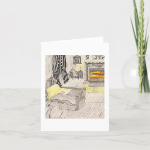 Bedroom With Rats 🐀 Thank You Card