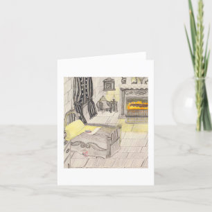 Bedroom With Rats 🐀  Thank You Card