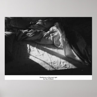 Bedsheets in Morning Light Poster
