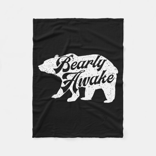 Bedstefar Like A Normal Grandpa But Cooler Retro  Fleece Blanket (Front)