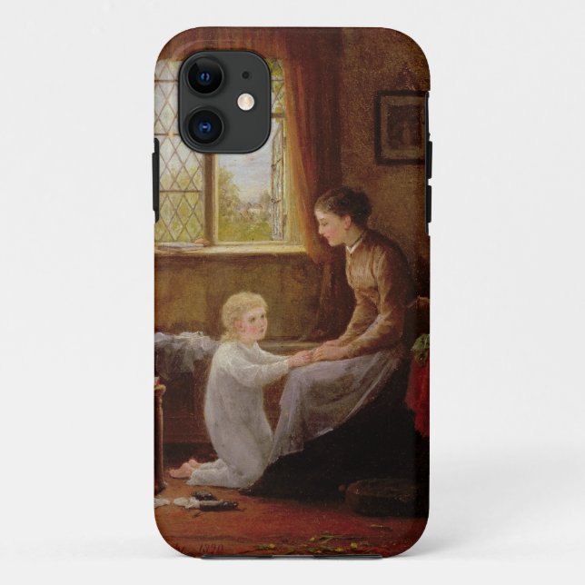Bedtime, 1890 (oil on panel) Case-Mate iPhone case (Back)