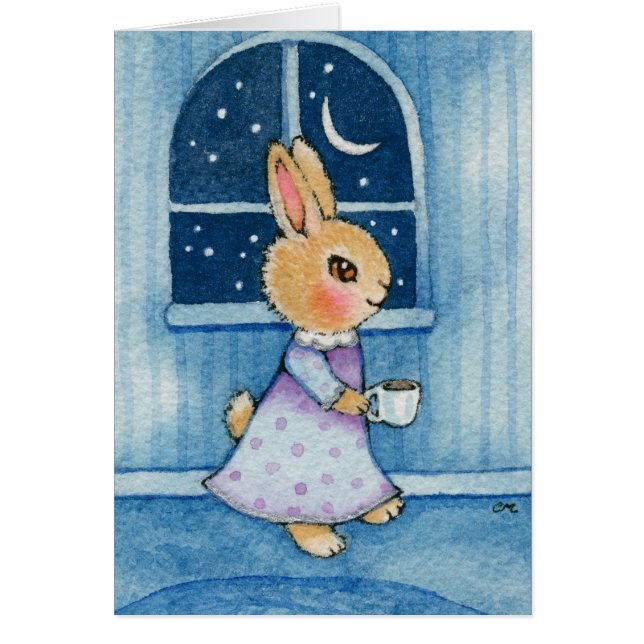 Bedtime Bunny - Cute Rabbit Art (Front)