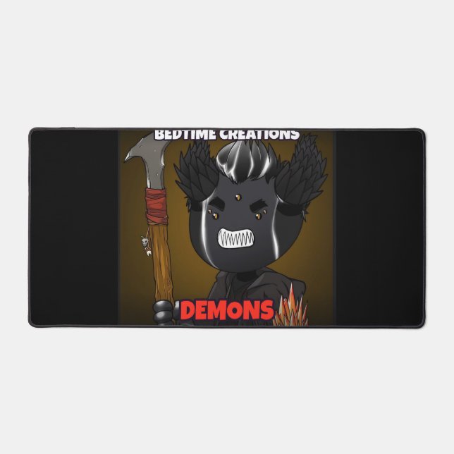 Bedtime Creations Demons Desk Mat (Front)