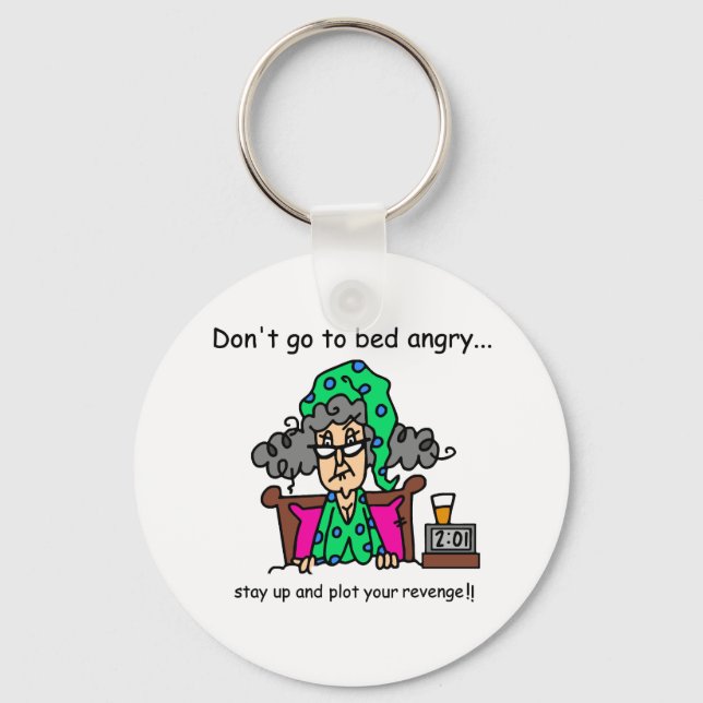 Bedtime Humour Keychain (Front)