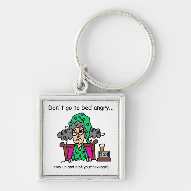 Bedtime Humour Keychain (Front)