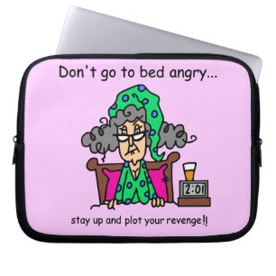 Bedtime Humour Laptop Sleeve