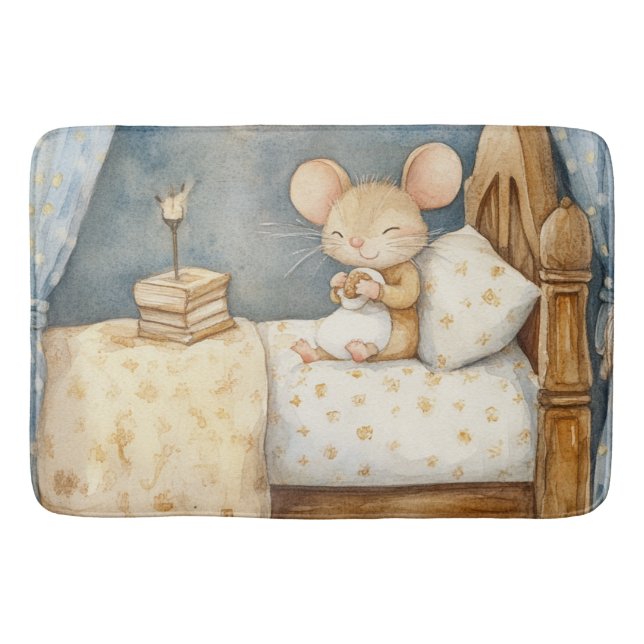 Bedtime Mice Bath Mat (Front)