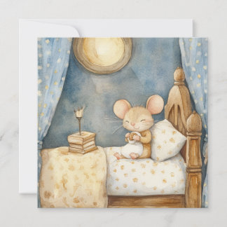 Bedtime Mice Greeting Card