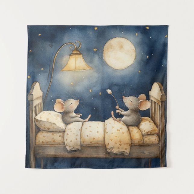 Bedtime Mice Tapestry (Front)