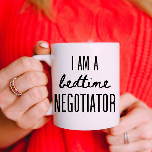 Bedtime Negotiator Funny Mum Mother's Day Gift Coffee Mug