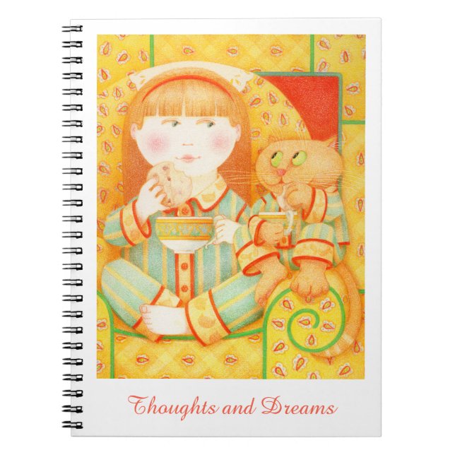 BEDTIME SNACK 6.5x8.75 Notebook  (Front)
