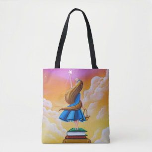 Bedtime Stories - Library Tote Bag