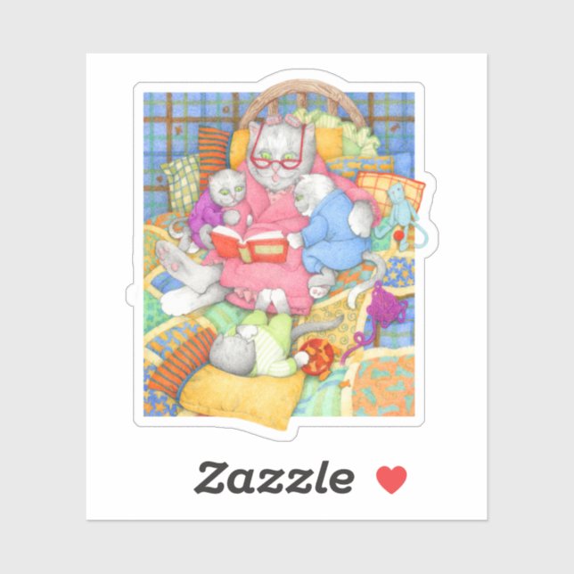 BEDTIME STORY 3" Vinyl Sticker (Sheet)