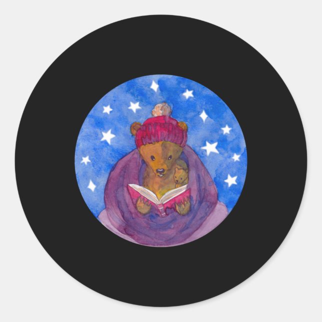 Bedtime Story Bears Sticker  (Front)