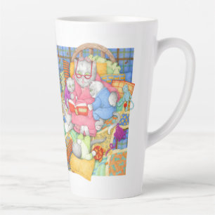 Bedtime Story Kitties Tall Tapered Mug