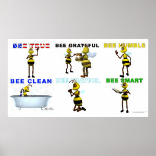 Bee A Good Bee Poster