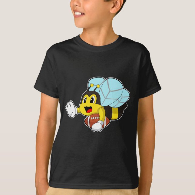 Bee American Football T-Shirt (Front)