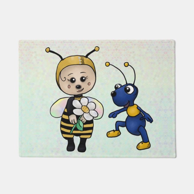 Bee and ant doormat (Front)