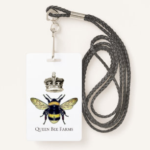 Bee and Crown Business Badge
