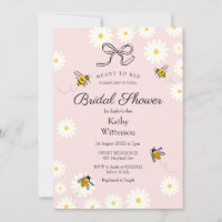 Bee and Daisy Gingham Meant To Bee Bridal Shower 