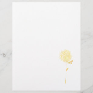 Bee and Dandelion Stationery