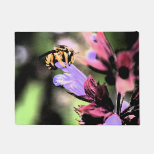 Bee and Flower dma Doormat