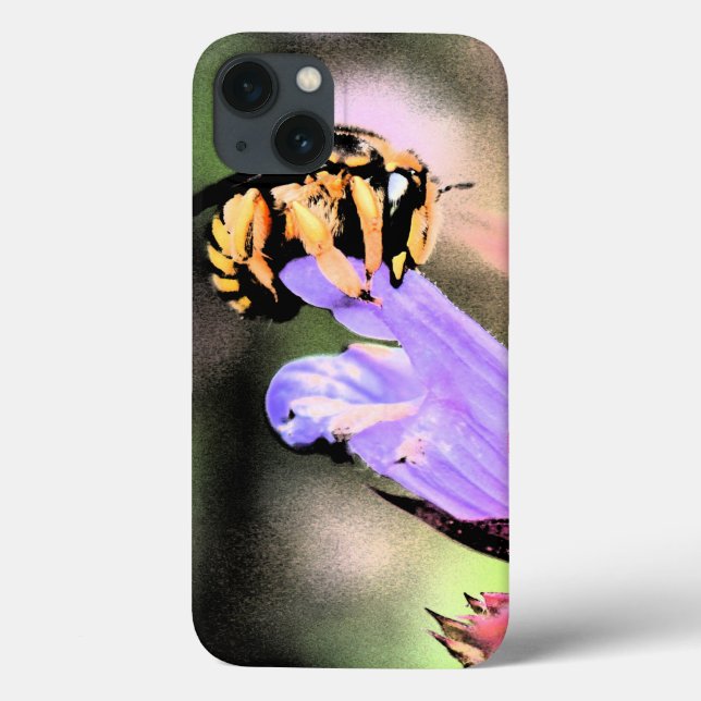 Bee and Flower iphcna Case-Mate iPhone Case (Back)