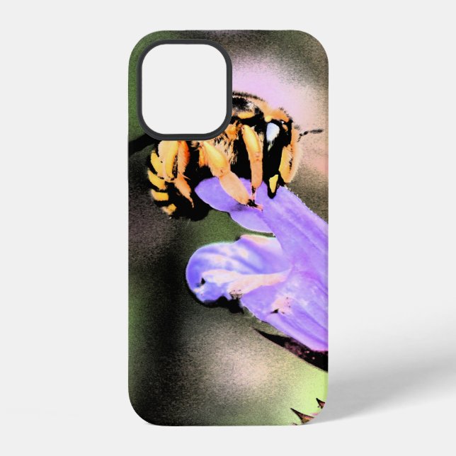 Bee and Flower iphcnm iPhone Case (Back)