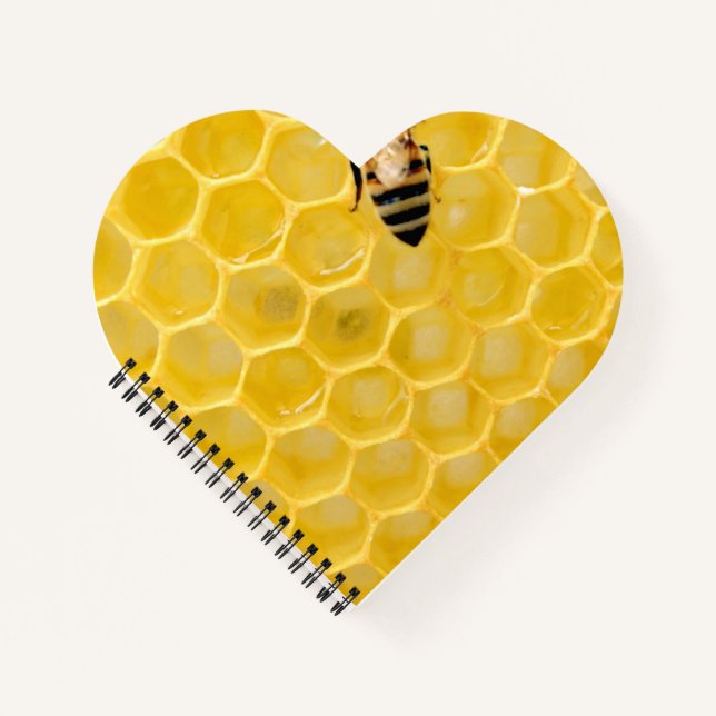 bee and honeycomb notebook (Front)