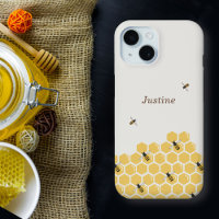 Bee and Honeycomb Pattern