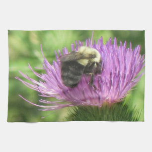 Bee and Thistle Dish Towel