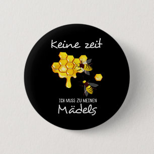 Bee Animal Protection, Honey Motifs, Animals, Gard 2 Inch Round Button